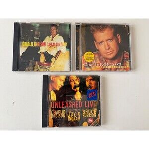 Charlie Robison Step Right Up Life Of The Party Unleashed Live CD Lot Tested